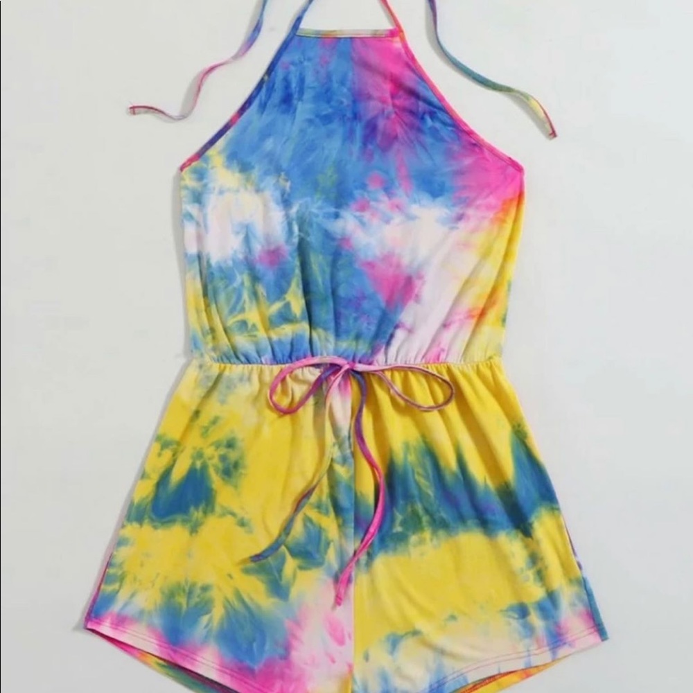 Halter Top multiColor Romper